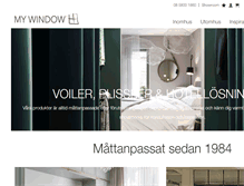 Tablet Screenshot of mywindow.se